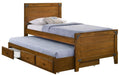 Granger - Twin Captain's Bed With Trundle - Rustic Honey - Simple Home Plus