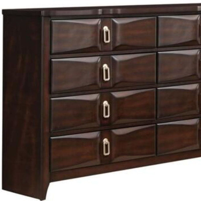 Eight Drawer Double Dresser - Espresso