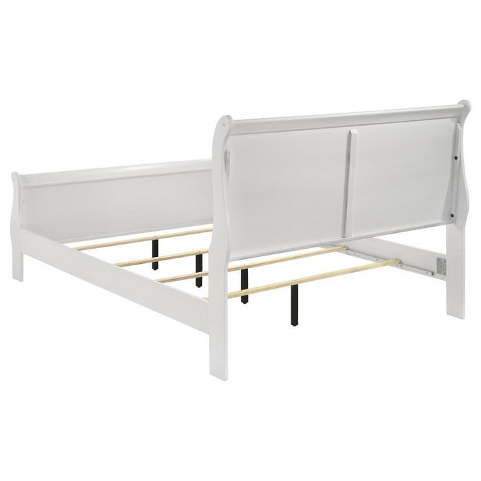 Louis Philippe - Panel Sleigh Bed - Simple Home Plus