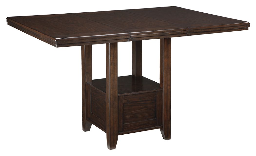 Haddigan - Dark Brown - Rectangular Dining Room Counter Extension Table - Simple Home Plus