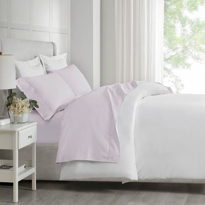 500 Thread Count Egyptian Cotton - King Deep Pocket Sheet Set - Lilac