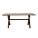 Alston - X-Shaped Dining Table - Knotty Nutmeg - Simple Home Plus