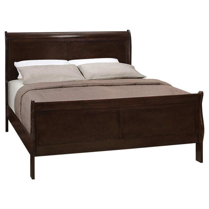 Louis Philippe - Panel Sleigh Bed - Simple Home Plus