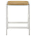 Edgeworth - Wood Backless Counter Stool (Set of 2) - White - Simple Home Plus