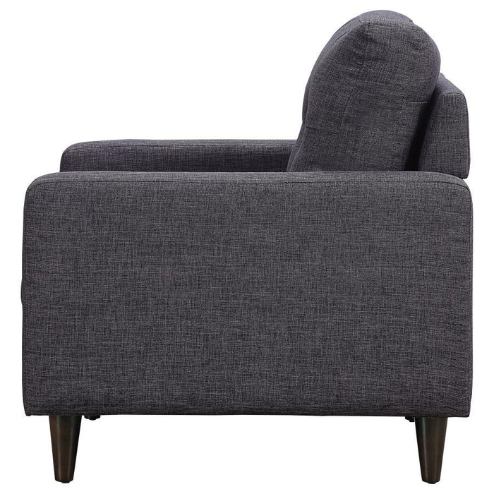 Watsonville - Tufted Back Chair - Gray - Simple Home Plus