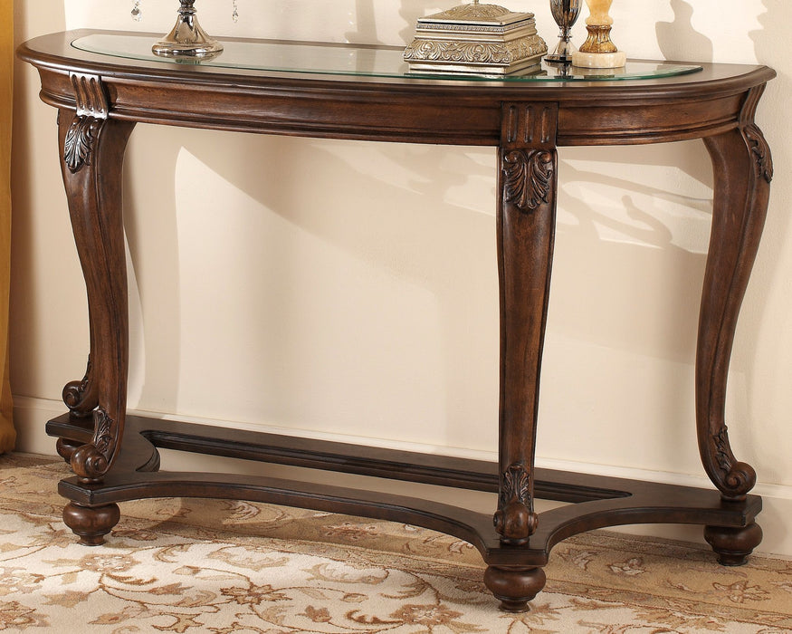 Norcastle - Dark Brown - Sofa Table - Simple Home Plus