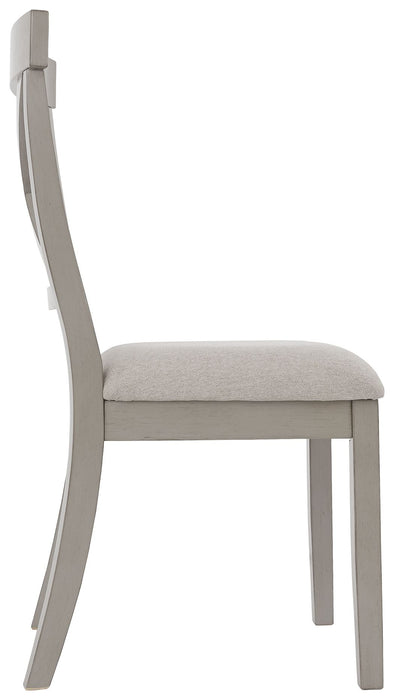 Parellen - Gray - Dining Uph Side Chair (Set of 2) - Simple Home Plus