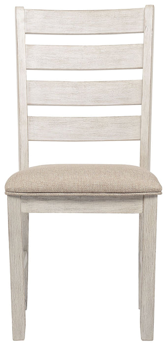 Skempton - White - Dining Uph Side Chair (Set of 2) - Simple Home Plus