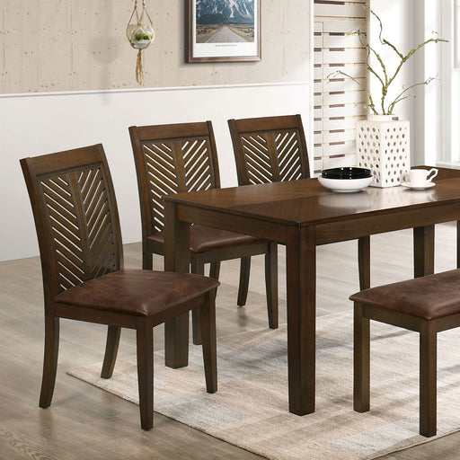 Garnett - Side Chair (Set of 2) - Walnut / Brown - Simple Home Plus