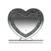 Euston - Heart Shape Table - Mirror Silver - Simple Home Plus