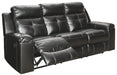 Kempten - Black - Reclining Sofa - Simple Home Plus