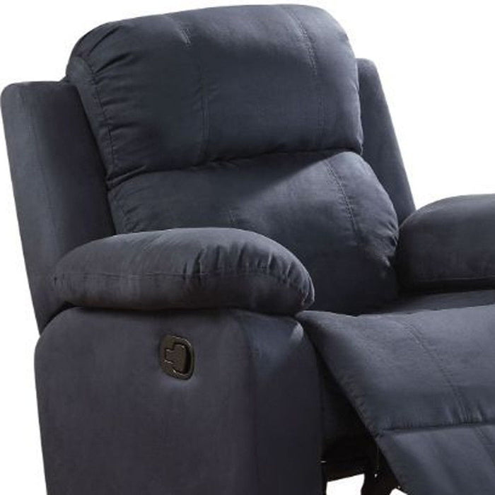 Microfiber Recliner - Blue