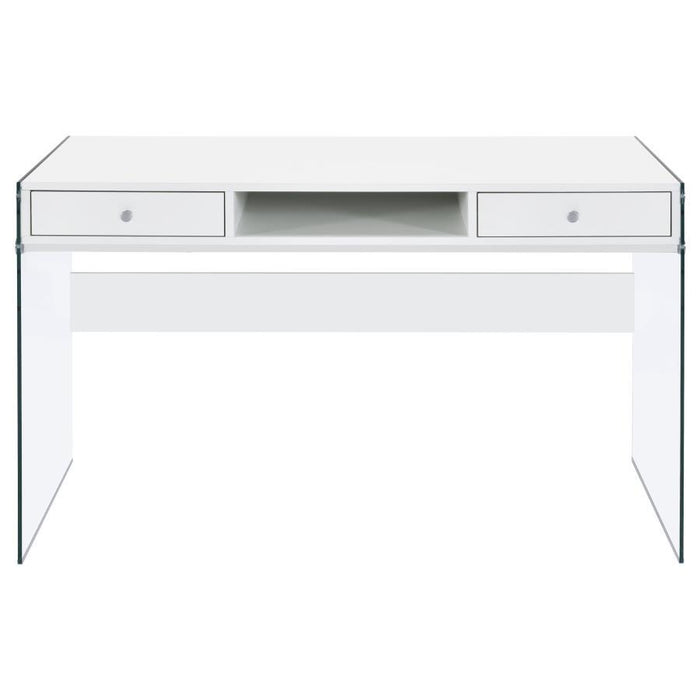 Dobrev - 2-Drawer Writing Desk - Simple Home Plus