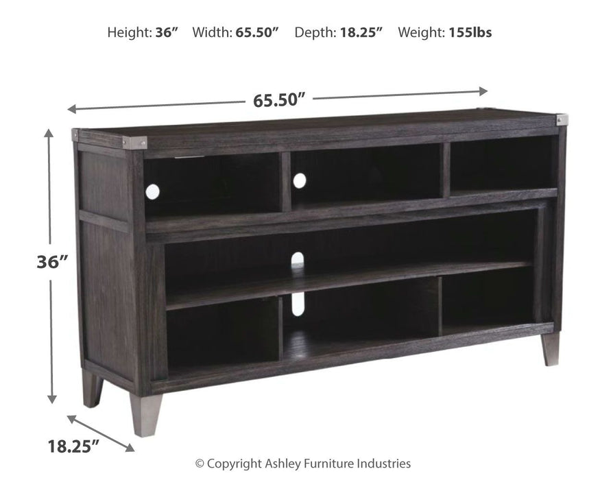 Todoe - Gray - LG TV Stand W/Fireplace Option - Simple Home Plus