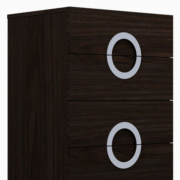 Refined Wenge High Gloss Chest - Brown