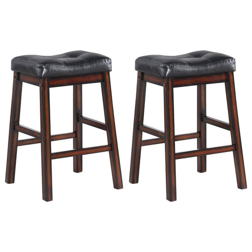Donald - Upholstered Stools (Set of 2) - Simple Home Plus