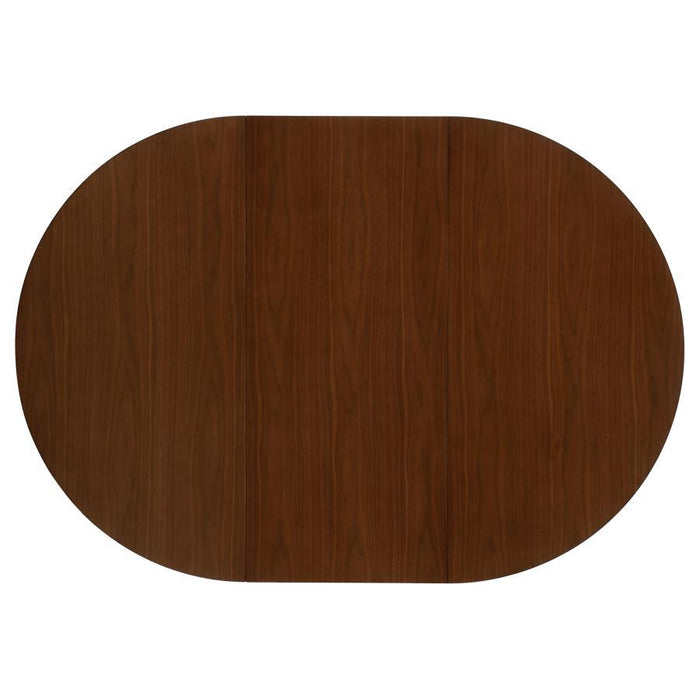 Jedda - Oval Dining Table - Dark Walnut - Simple Home Plus