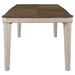 Ronnie - Starburst Dining Table - Nutmeg And Rustic Cream - Simple Home Plus