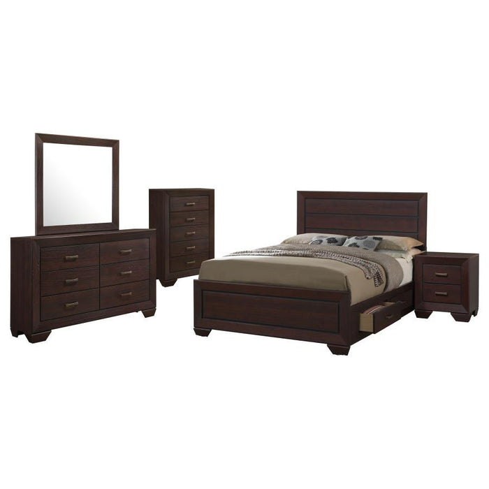 Kauffman - Transitional Storage Bed Bedroom Set - Simple Home Plus