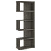 Joey - 5-tier Alternating Boxes Design Bookcase - Simple Home Plus