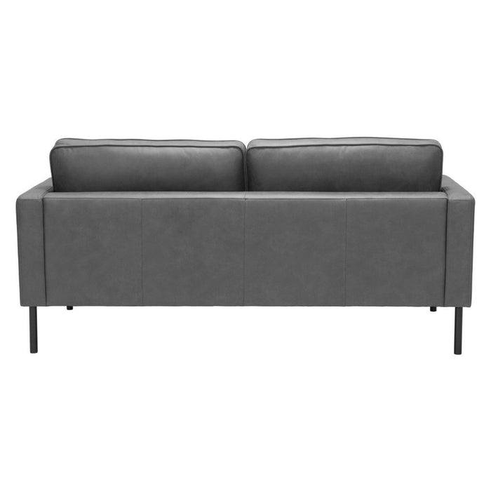 Sofa Polyester With Black Legs - Gray