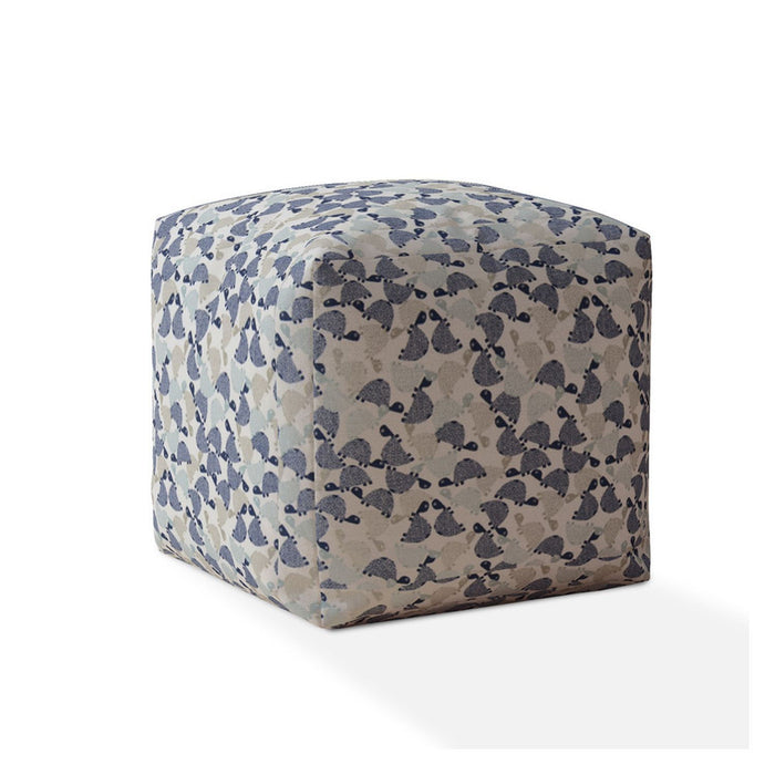 Cotton Turtle Pouf Cover - Beige