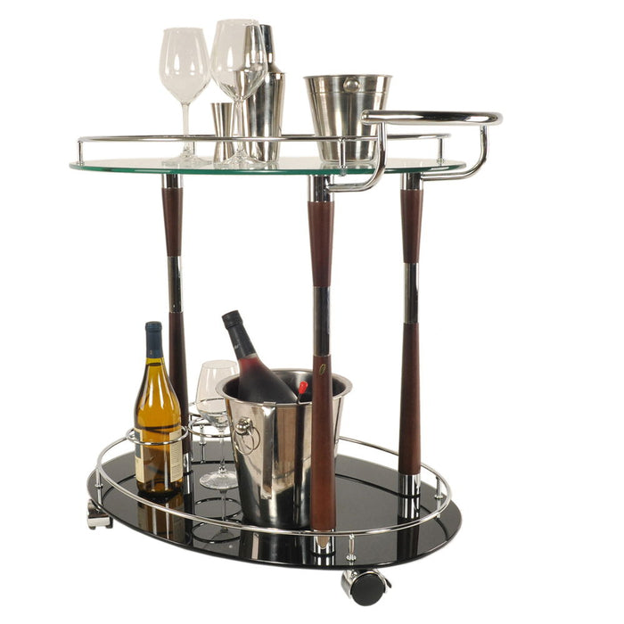 Serving Trolley - Chrome