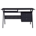 Weaving - 2-Drawer Computer Desk - Black - Simple Home Plus