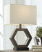 Marilu - Gray Dark - Poly Table Lamp - Simple Home Plus