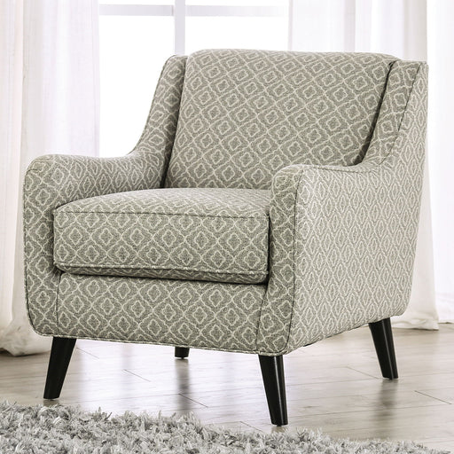 Stephney - Accent Chair - Gray / Gold - Simple Home Plus