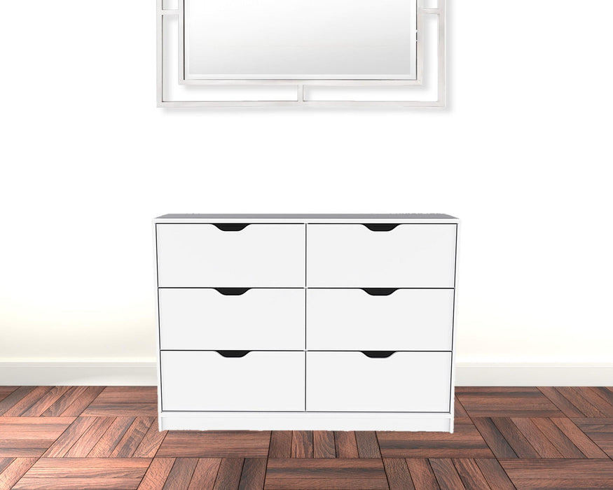 Dresser 4 Drawer - White