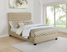 Chloe - Tufted Upholstered Bed - Simple Home Plus