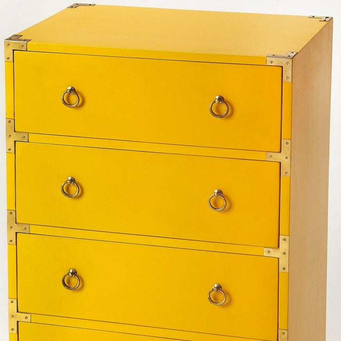 Ardennes Yellow Campaign Accent Chest