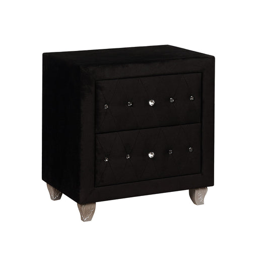 Alzire - Nightstand - Black - Simple Home Plus