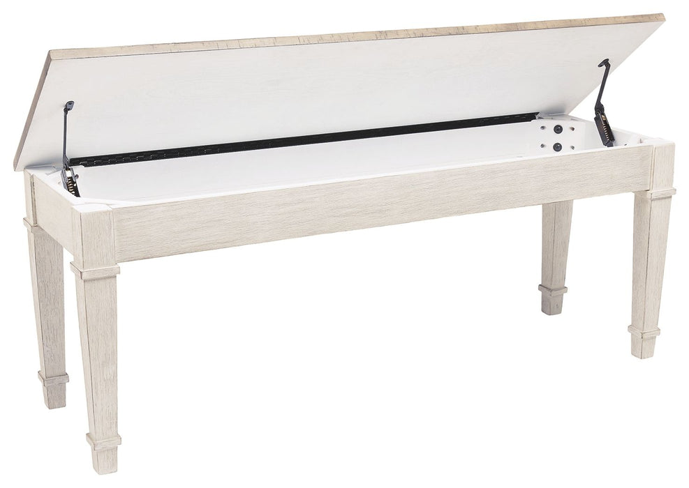 Skempton - White - Storage Bench - Simple Home Plus