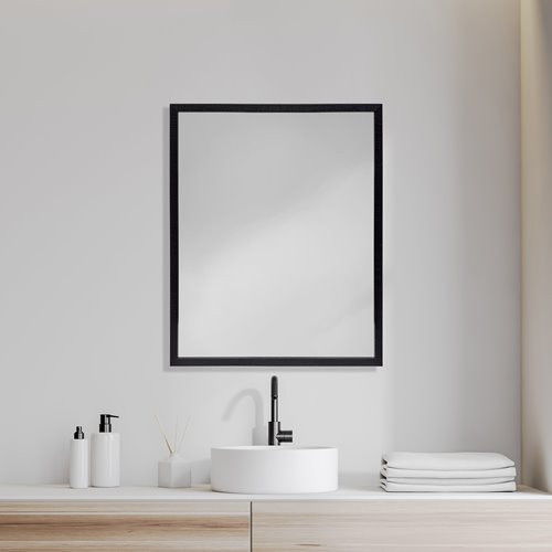 Accent Mirror With Lakeside Design Rectangle - Espresso