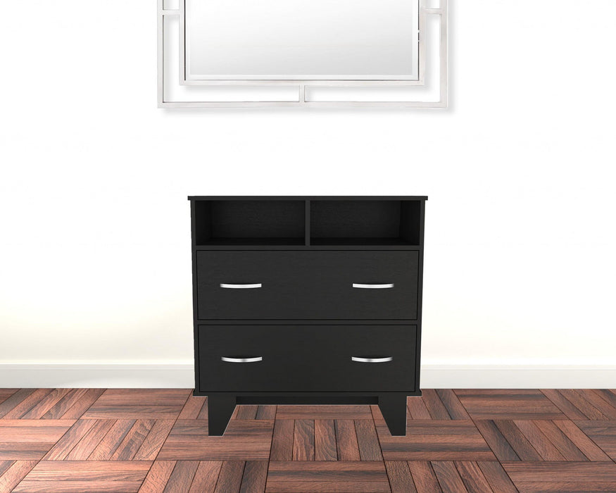 Two Drawer Dresser - Black