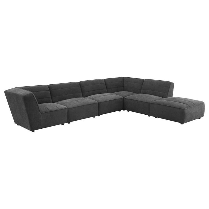 Sunny - 6-Piece Upholstered Sectional - Simple Home Plus