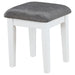 Elijah - Vanity Set With LED Lights - White And Dark Gray - Simple Home Plus