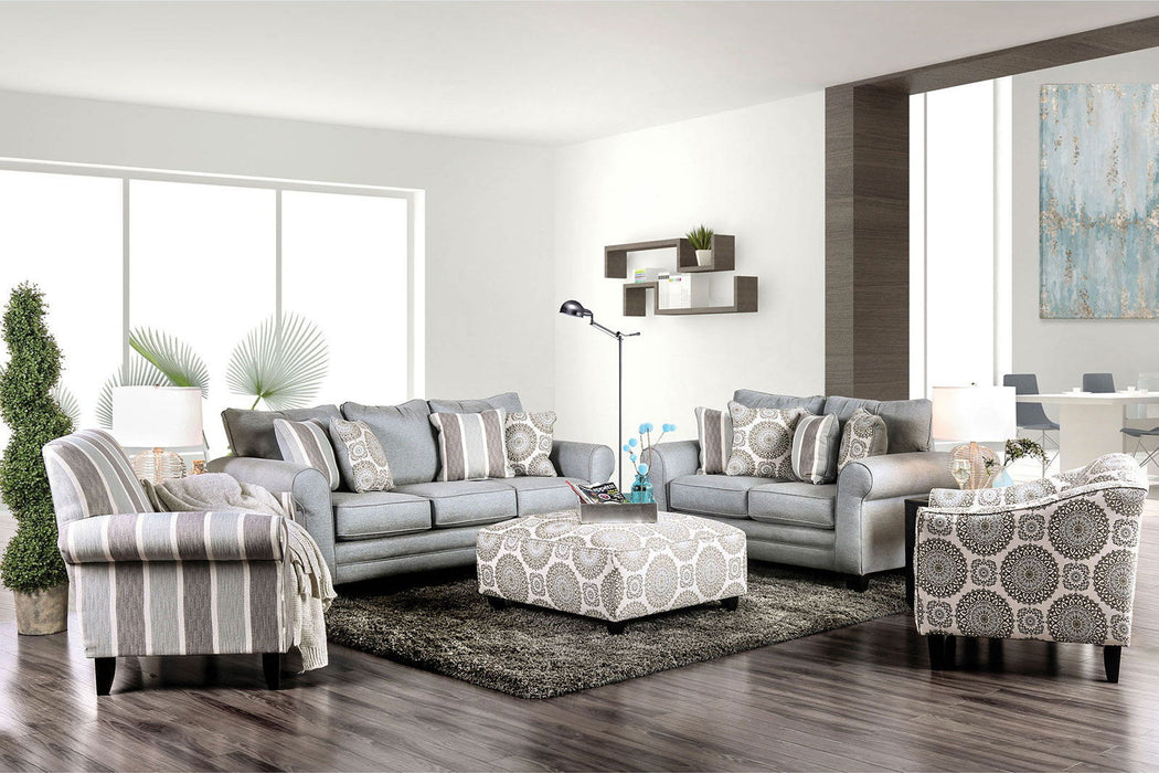 Misty - Sofa - Blue Gray - Simple Home Plus