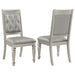 Bling Game - Open Back Side Chairs (Set of 2) - Metallic - Simple Home Plus