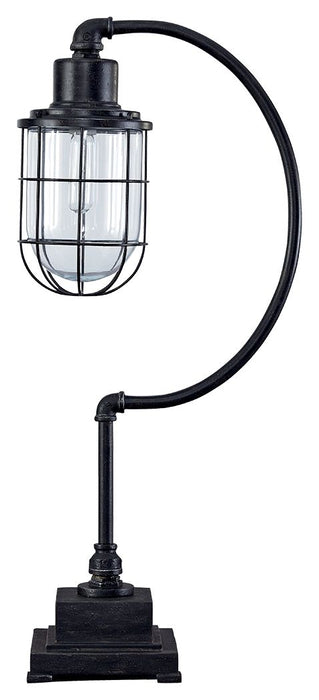 Jae - Antique Black - Metal Desk Lamp - Simple Home Plus