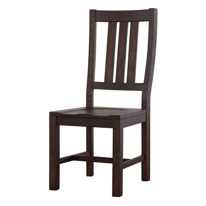 Calandra - Slat Back Side Chairs (Set of 2) - Vintage Java - Simple Home Plus