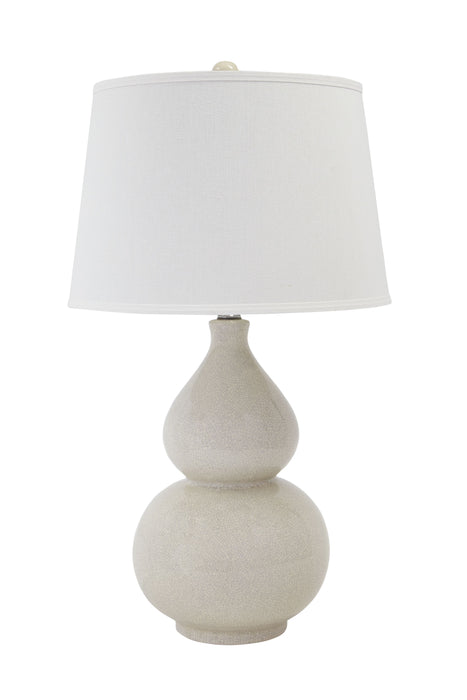 Saffi - Cream - Ceramic Table Lamp - Simple Home Plus