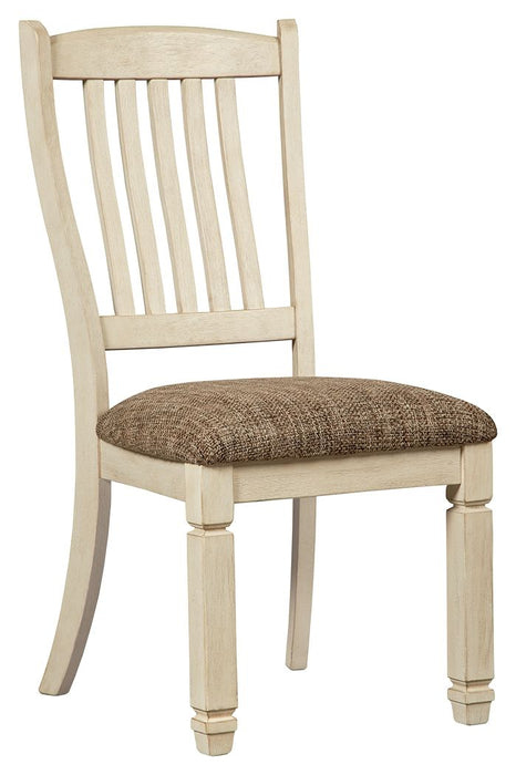 Bolanburg - Brown / Beige - Dining Uph Side Chair (Set of 2) - Rake Back - Simple Home Plus