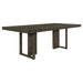 Kelly - Rectangular Dining Table - Dark Gray - Simple Home Plus