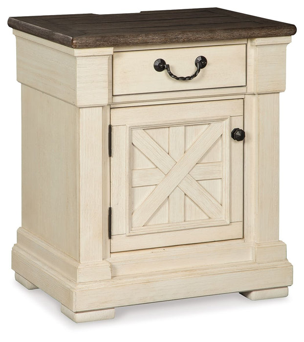 Bolanburg - Antique Brown Light - One Drawer Night Stand - Simple Home Plus