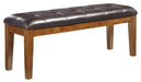 Ralene - Medium Brown - Large Uph Dining Room Bench - Simple Home Plus