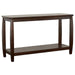 Dixon - Wood Entryway Console Table with Shelf - Espresso - Simple Home Plus