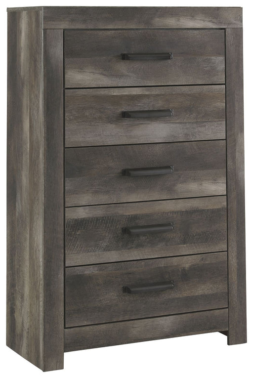 Wynnlow - Gray - Five Drawer Chest - Simple Home Plus